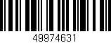 Código de barras (EAN, GTIN, SKU, ISBN): '49974631'