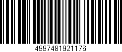 Código de barras (EAN, GTIN, SKU, ISBN): '4997481921176'
