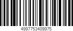 Código de barras (EAN, GTIN, SKU, ISBN): '4997753409975'