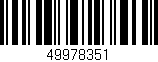 Código de barras (EAN, GTIN, SKU, ISBN): '49978351'