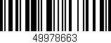Código de barras (EAN, GTIN, SKU, ISBN): '49978663'