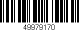 Código de barras (EAN, GTIN, SKU, ISBN): '49979170'