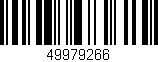 Código de barras (EAN, GTIN, SKU, ISBN): '49979266'