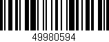 Código de barras (EAN, GTIN, SKU, ISBN): '49980594'