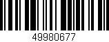 Código de barras (EAN, GTIN, SKU, ISBN): '49980677'
