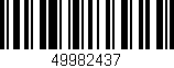 Código de barras (EAN, GTIN, SKU, ISBN): '49982437'