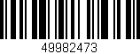 Código de barras (EAN, GTIN, SKU, ISBN): '49982473'