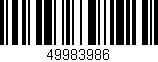 Código de barras (EAN, GTIN, SKU, ISBN): '49983986'