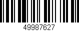 Código de barras (EAN, GTIN, SKU, ISBN): '49987627'