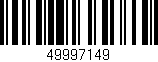 Código de barras (EAN, GTIN, SKU, ISBN): '49997149'