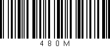 Código de barras (EAN, GTIN, SKU, ISBN): '4_8_0_M'