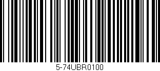 Código de barras (EAN, GTIN, SKU, ISBN): '5-74UBR0100'
