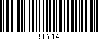 Código de barras (EAN, GTIN, SKU, ISBN): '50)-14'