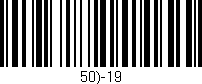 Código de barras (EAN, GTIN, SKU, ISBN): '50)-19'
