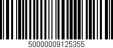 Código de barras (EAN, GTIN, SKU, ISBN): '50000009125355'