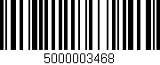 Código de barras (EAN, GTIN, SKU, ISBN): '5000003468'
