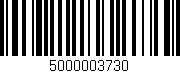 Código de barras (EAN, GTIN, SKU, ISBN): '5000003730'
