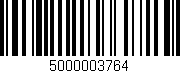 Código de barras (EAN, GTIN, SKU, ISBN): '5000003764'