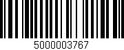 Código de barras (EAN, GTIN, SKU, ISBN): '5000003767'