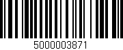 Código de barras (EAN, GTIN, SKU, ISBN): '5000003871'