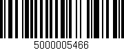 Código de barras (EAN, GTIN, SKU, ISBN): '5000005466'