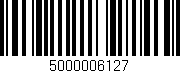 Código de barras (EAN, GTIN, SKU, ISBN): '5000006127'