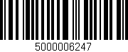 Código de barras (EAN, GTIN, SKU, ISBN): '5000006247'