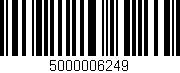 Código de barras (EAN, GTIN, SKU, ISBN): '5000006249'