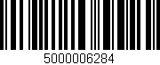 Código de barras (EAN, GTIN, SKU, ISBN): '5000006284'