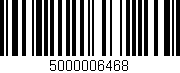 Código de barras (EAN, GTIN, SKU, ISBN): '5000006468'