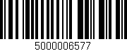 Código de barras (EAN, GTIN, SKU, ISBN): '5000006577'