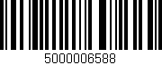 Código de barras (EAN, GTIN, SKU, ISBN): '5000006588'