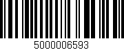 Código de barras (EAN, GTIN, SKU, ISBN): '5000006593'