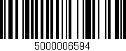 Código de barras (EAN, GTIN, SKU, ISBN): '5000006594'