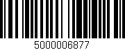 Código de barras (EAN, GTIN, SKU, ISBN): '5000006877'