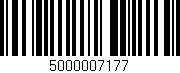 Código de barras (EAN, GTIN, SKU, ISBN): '5000007177'