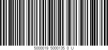 Código de barras (EAN, GTIN, SKU, ISBN): '5000019_5000135_0_U'