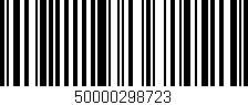 Código de barras (EAN, GTIN, SKU, ISBN): '50000298723'
