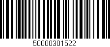 Código de barras (EAN, GTIN, SKU, ISBN): '50000301522'