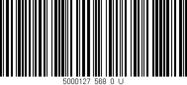 Código de barras (EAN, GTIN, SKU, ISBN): '5000127_568_0_U'