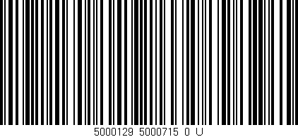 Código de barras (EAN, GTIN, SKU, ISBN): '5000129_5000715_0_U'
