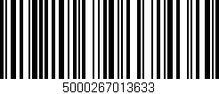 Código de barras (EAN, GTIN, SKU, ISBN): '5000267013633'