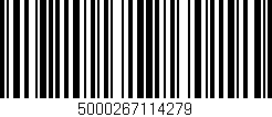 Código de barras (EAN, GTIN, SKU, ISBN): '5000267114279'