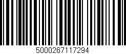 Código de barras (EAN, GTIN, SKU, ISBN): '5000267117294'