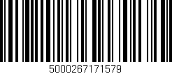 Código de barras (EAN, GTIN, SKU, ISBN): '5000267171579'