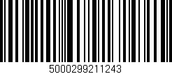 Código de barras (EAN, GTIN, SKU, ISBN): '5000299211243'