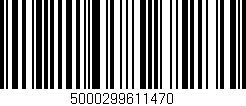 Código de barras (EAN, GTIN, SKU, ISBN): '5000299611470'