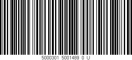 Código de barras (EAN, GTIN, SKU, ISBN): '5000301_5001489_0_U'