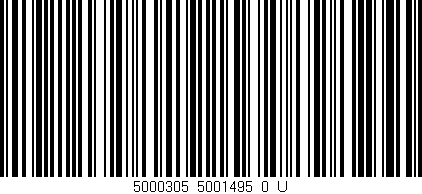 Código de barras (EAN, GTIN, SKU, ISBN): '5000305_5001495_0_U'