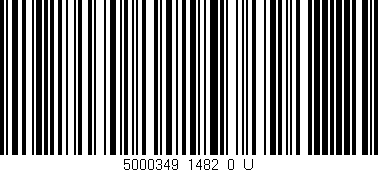 Código de barras (EAN, GTIN, SKU, ISBN): '5000349_1482_0_U'